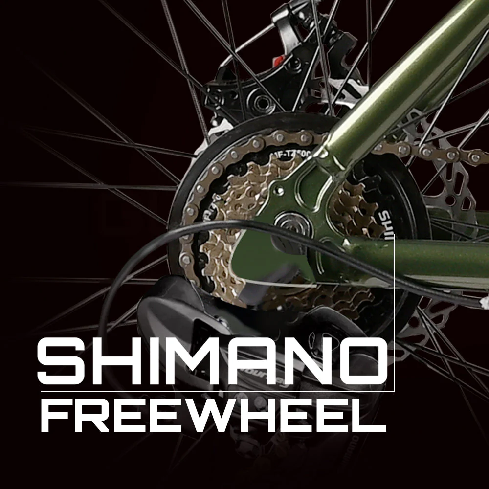 CRADIAC Alpha Lite 21 Speed 6061 Alloy Cycle 29 T 21 Speed Gear Bicycle For Men With Front Lockout Suspension & Dual Disc Brake Mountain Bike | Ideal For 15+ Years, Unisex, 18 Inch, Militorygreen - Image 6