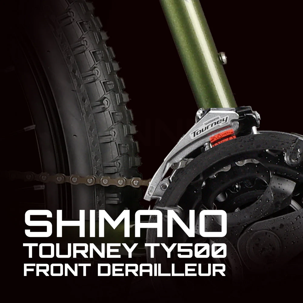 CRADIAC Alpha Lite 21 Speed 6061 Alloy Cycle 29 T 21 Speed Gear Bicycle For Men With Front Lockout Suspension & Dual Disc Brake Mountain Bike | Ideal For 15+ Years, Unisex, 18 Inch, Militorygreen - Image 7