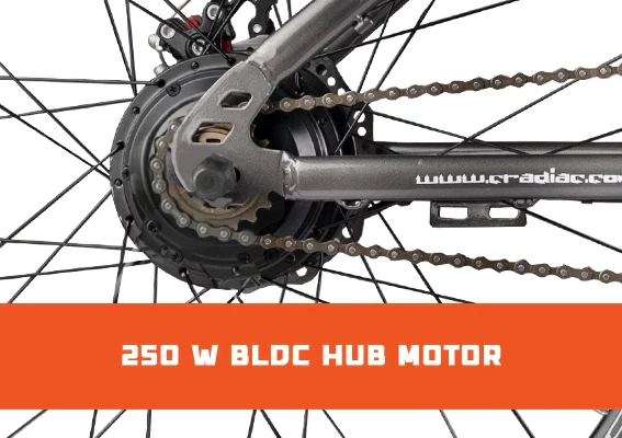 CRADIAC - ATLUS | 27.5 Inches Single Speed Lithium-ion (Li-ion) Electric Cycle (ATLUS Single Speed) - Image 10