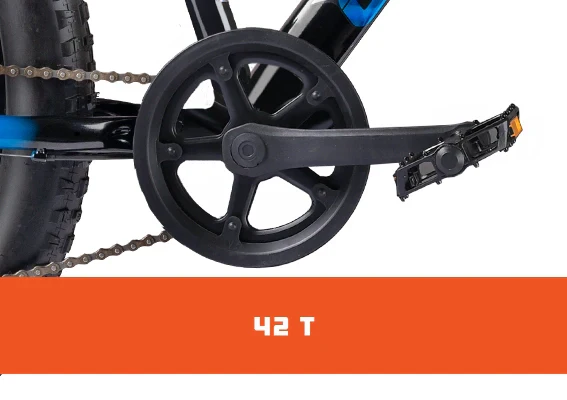 Cradiac Black Ninja Fat 7 Speed 26 Inch High Performance Mountain Cycle for Men with Front Suspension & Dual disc Brakes 7 Geared MTB Bike|Ideal for 12+ Years, Unisex, Frame Size - 18.5 Inch - Image 5