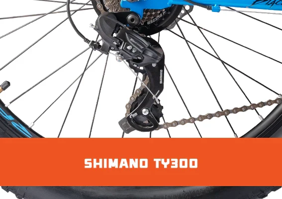 Cradiac Black Ninja Fat 7 Speed 26 Inch High Performance Mountain Cycle for Men with Front Suspension & Dual disc Brakes 7 Geared MTB Bike|Ideal for 12+ Years, Unisex, Frame Size - 18.5 Inch - Image 7