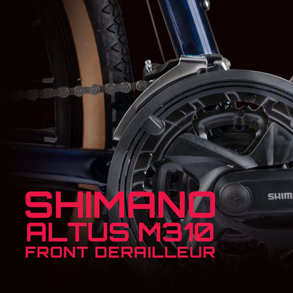 CRADIAC - Concept | 24 Speed Geared Gravel Bike | 700 * 47C Gravel Cycle| Alloy Rigid Fork | 18.5" Inch Frame | Disc Brakes | 6061 Alloy Frame | for 14+ Years Men/Boys/Girls - Image 5