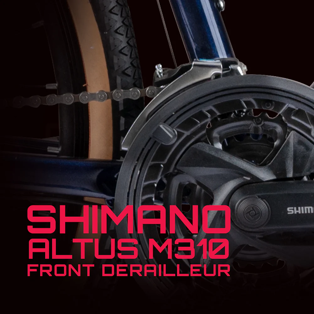 CRADIAC - Concept X | 24 Speed Gear GRAVEL Cycle | 700 * 47 C Bike | Rigid Fork | 6061 Alloy Frame | Nylon Tires | Shimano hydraulic Dual DISC Brakes | Ideal for 15+ Years Men/Boys/Girls - Image 6