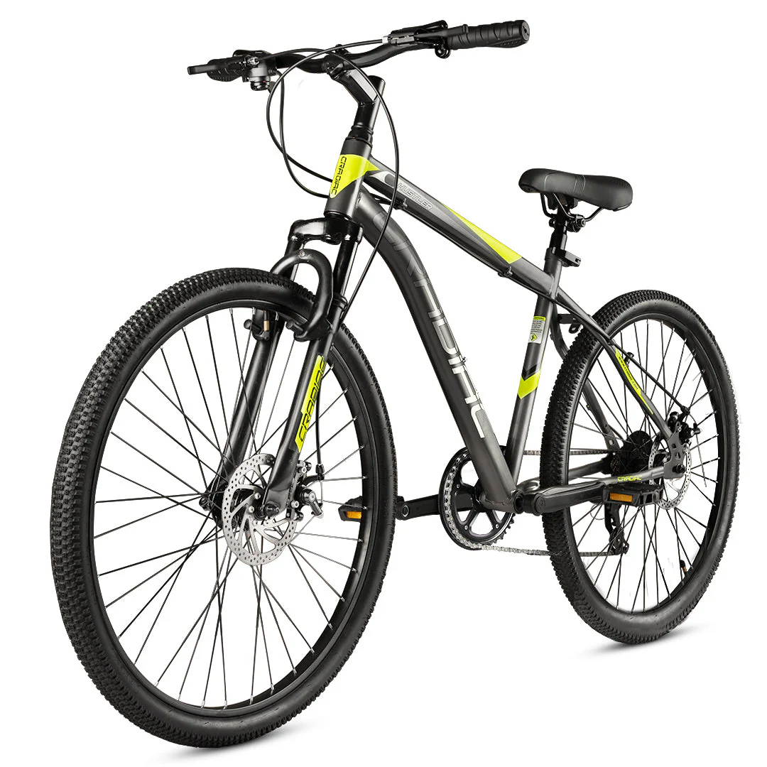 CRADIAC Hustler 7 Speed 26 inch Steel Geared High Performance Mountain Cycle for Men with Front Suspension & Dual disc Brakes | Ideal for 12+ Years, Unisex, Frame Size - 18.5 Inch - Image 3