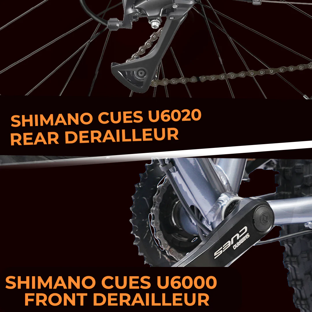 CRADIAC - XC 3000 LITE | 2x11 Speed Gear Cycle | 27.5" Inch Mountain Bike | Hydraulic Disc Brakes | Zoom Lockout Suspension | High Performance Alloy Frame | for 14+ Boys/Girls/Men - Image 4