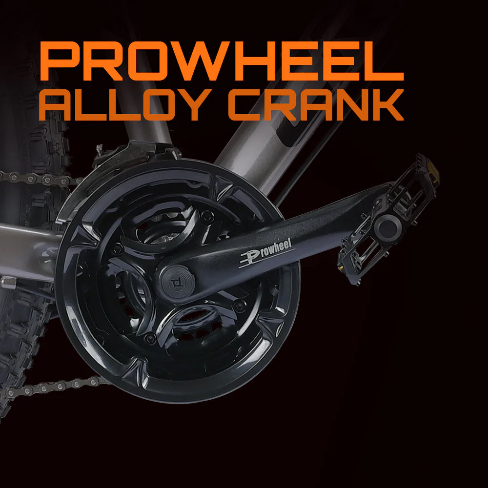 Cradiac XC 900 24 Speed 6061 Alloy Cycle 27.5 T 24 Geared Bicycle for Men with Front Zoom Lockout Suspension & Dual Disc Brake Mountain Bike | Ideal for 14+ Years, Unisex, Frame Size : 18 Inch, Grey - Image 5