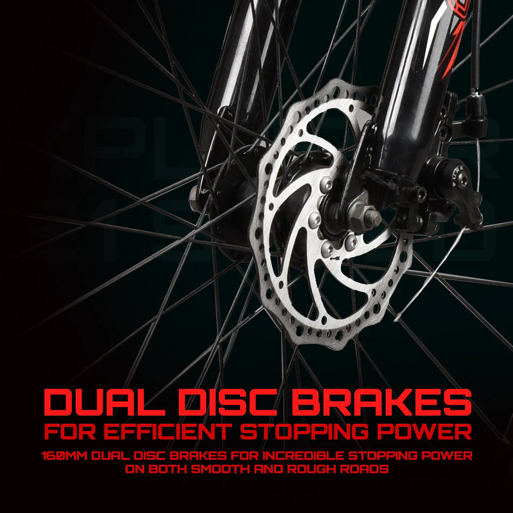 Cradiac Xplorer 21 Speed High Performance Steel Mountain Cycles for Men with Front Suspension & Dual Disc Brake 21 Geared MTB Bike 29 T | Ideal for 15+ Years, Unisex, Frame Size : 18.5 inch - Image 3